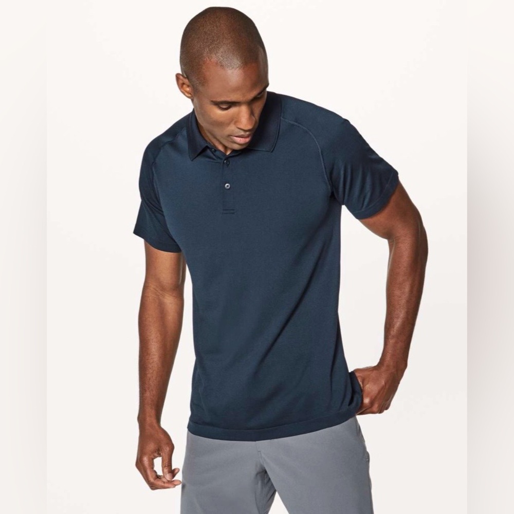 Lululemon Metal Vent Tech Polo – Men’s Medium – Nautical Navy